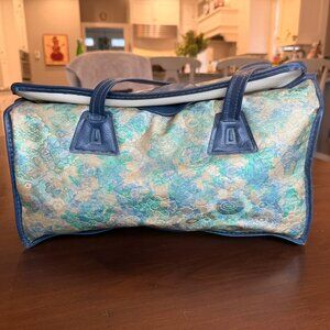 Vintage Travel Purse / Cosmetic Bag
